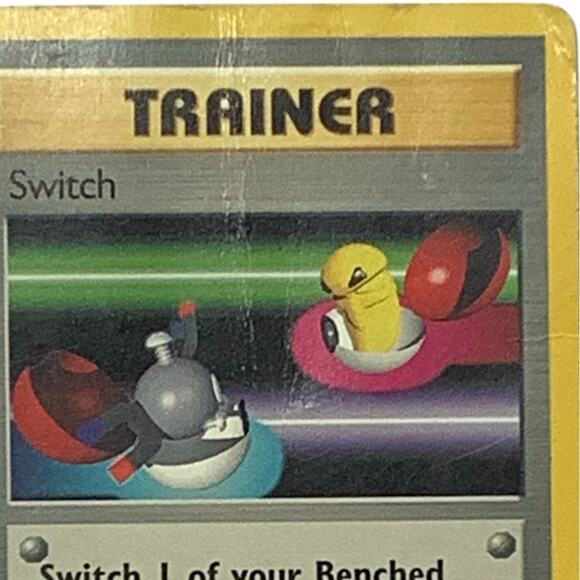 Switch 95/102 Common Base Set Unlimited Pokemon 1999 WOTC, Good Condition - Picture 3 of 5